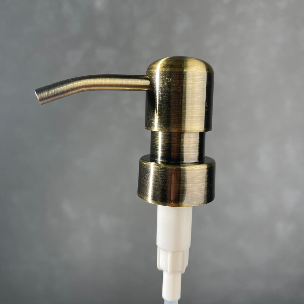Brass bird head soap pump top 2cc