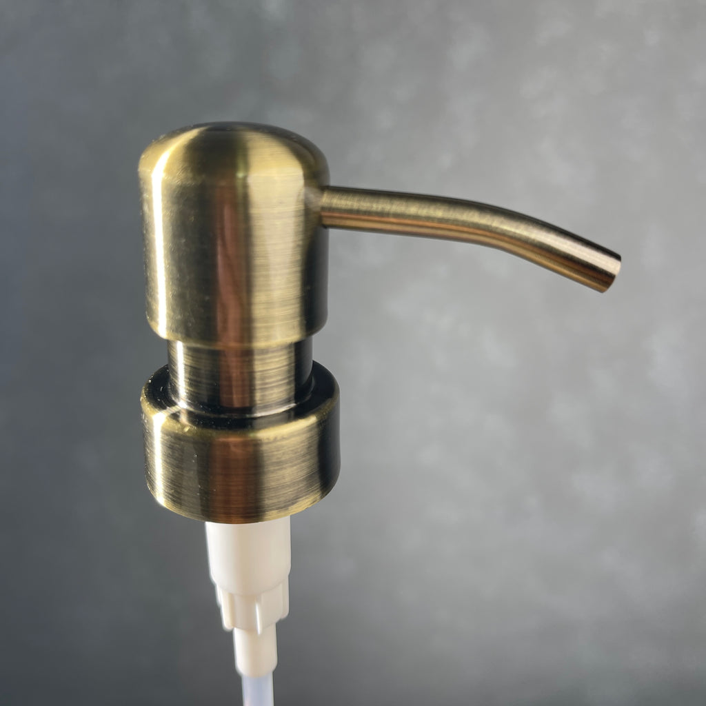 Brass bird head soap pump top 2cc