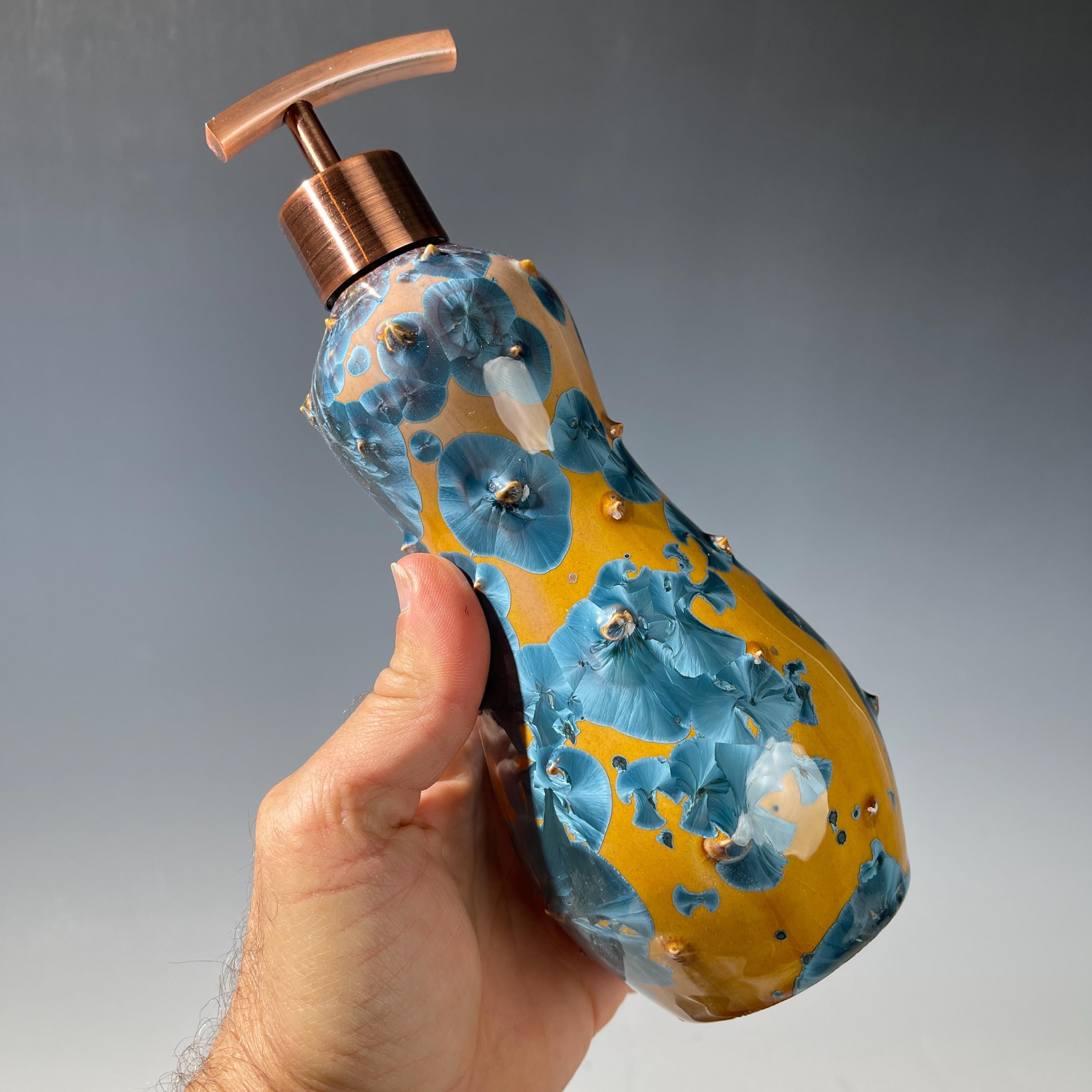 Soap Pump, Lotion and hand soap dispenser, effusive attractive smile sparkle glaze