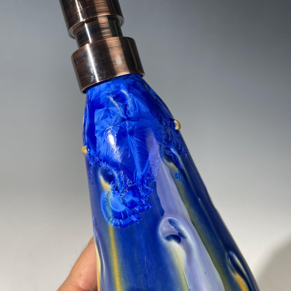 Soap Pump, Taller Lotion Dispenser Pump paisley dissemblance fractal Crystalline Glaze