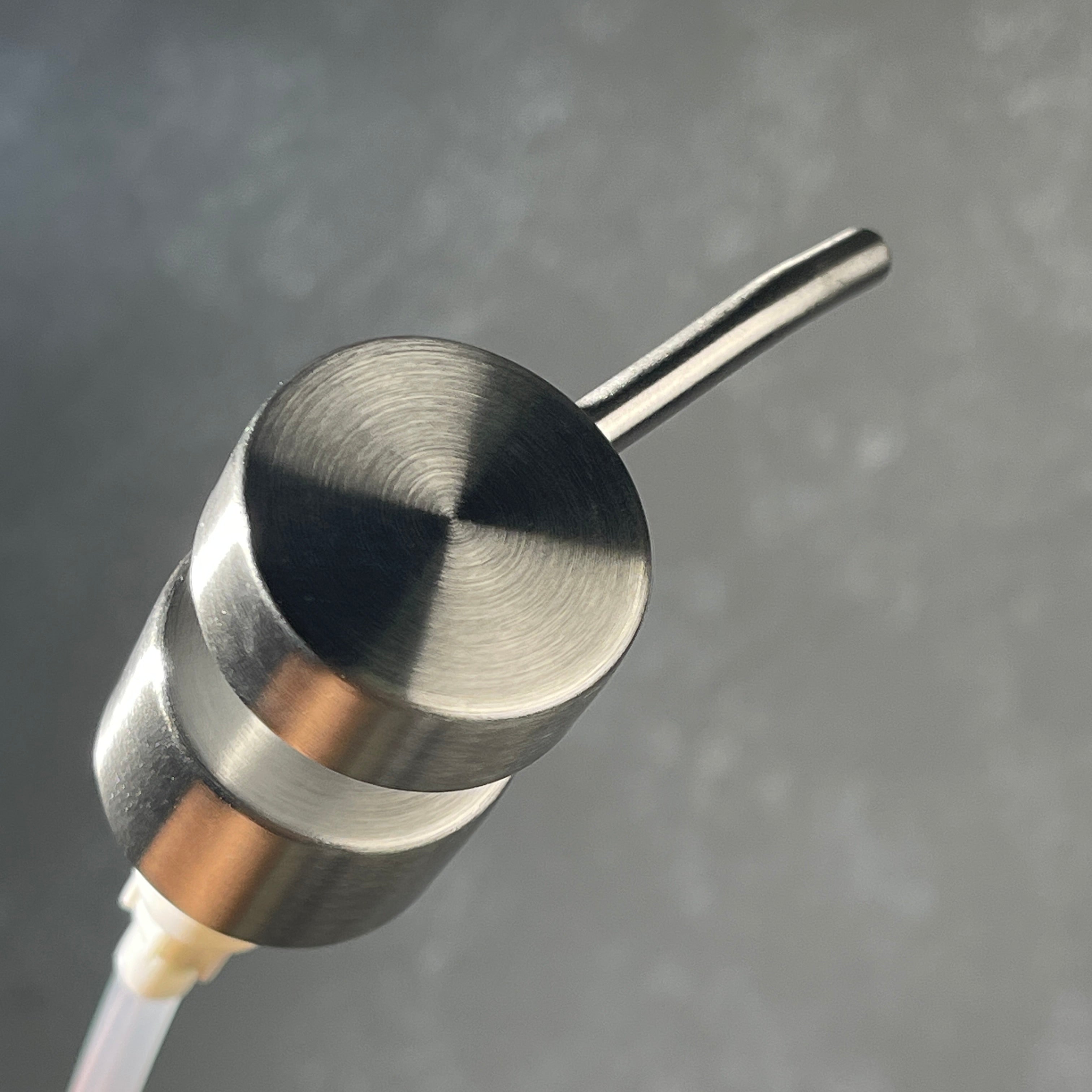 stainless cylindrical soap dispenser pump 