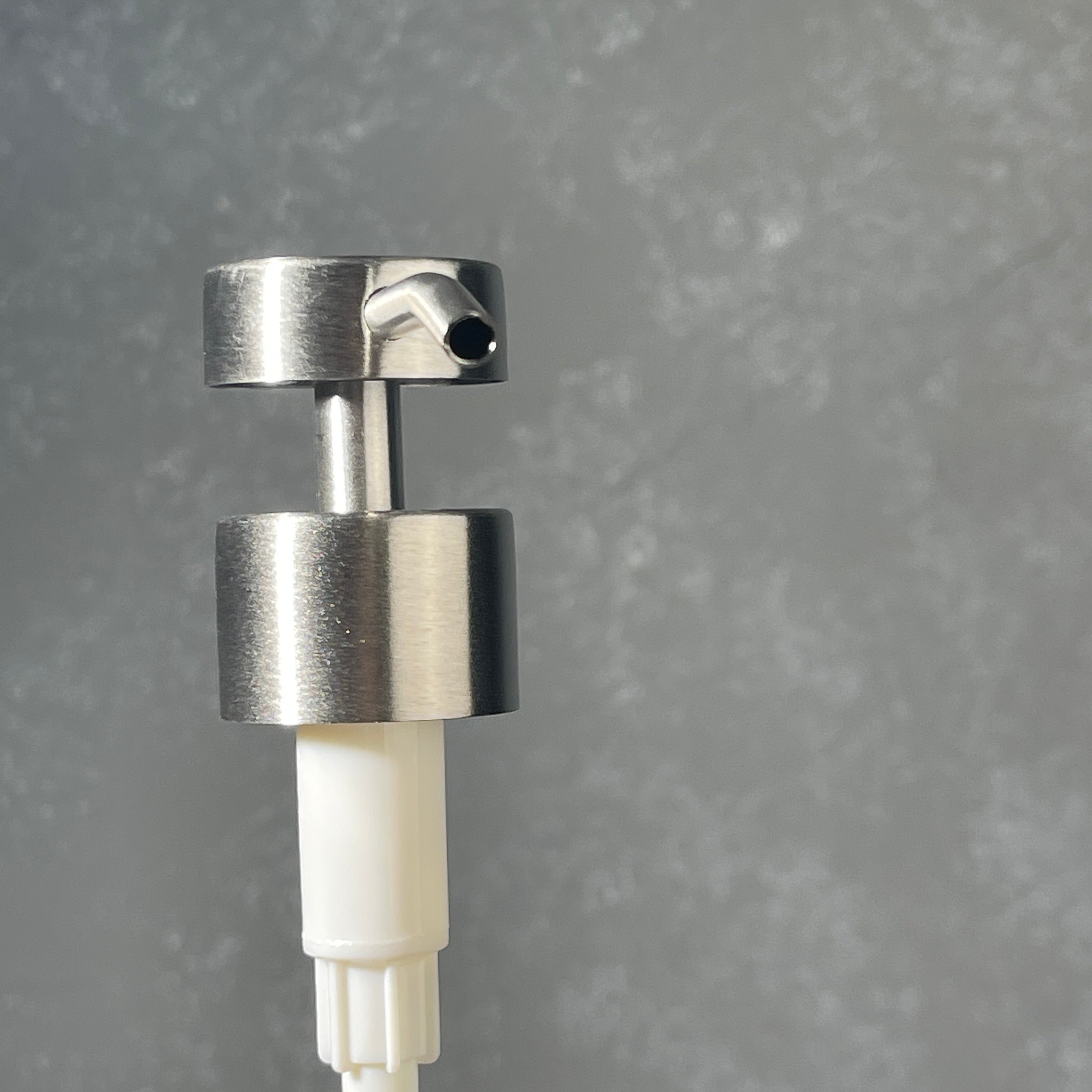 stainless cylindrical soap dispenser pump 