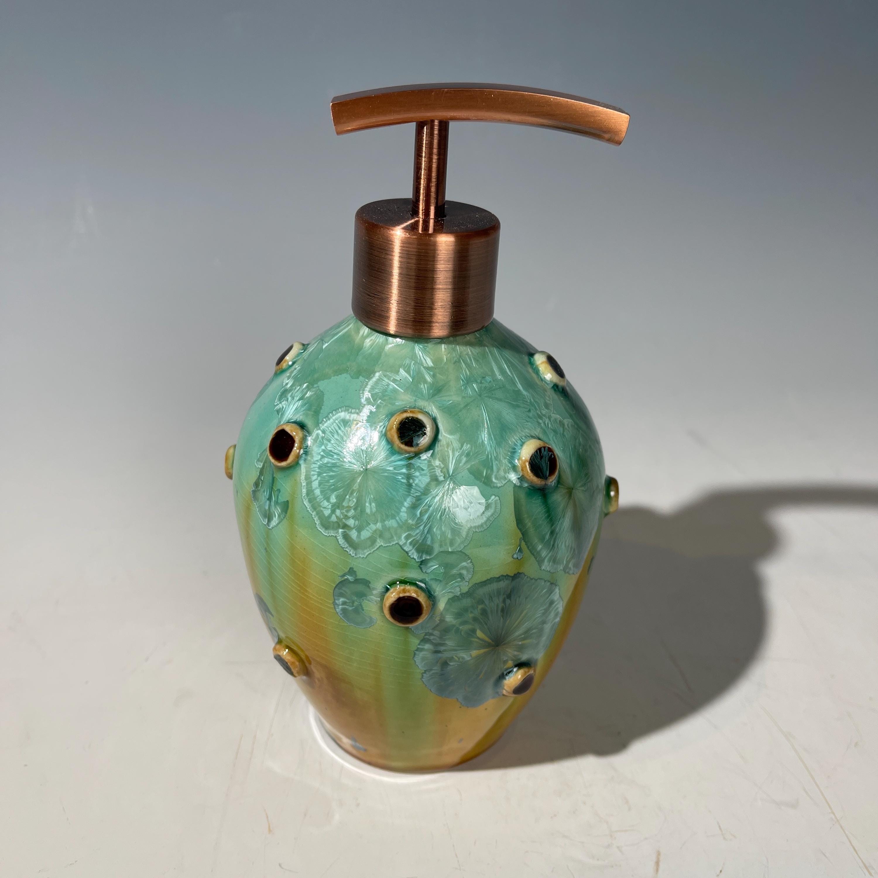 Soap Pump Lotion and Hand Sanitizer Dispenser Unique Handmade Sanitary Ware