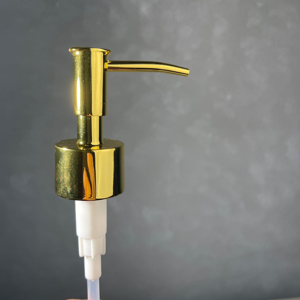 gold skinny soap dispenser top