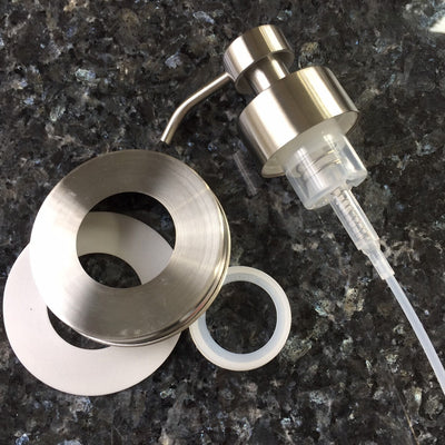 wide mouth mason jar foaming soap pump kit stainless steel