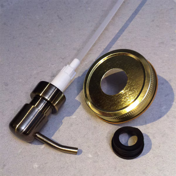 Brass Mason Jar Soap Pump Kit Brass Bird Head Pump