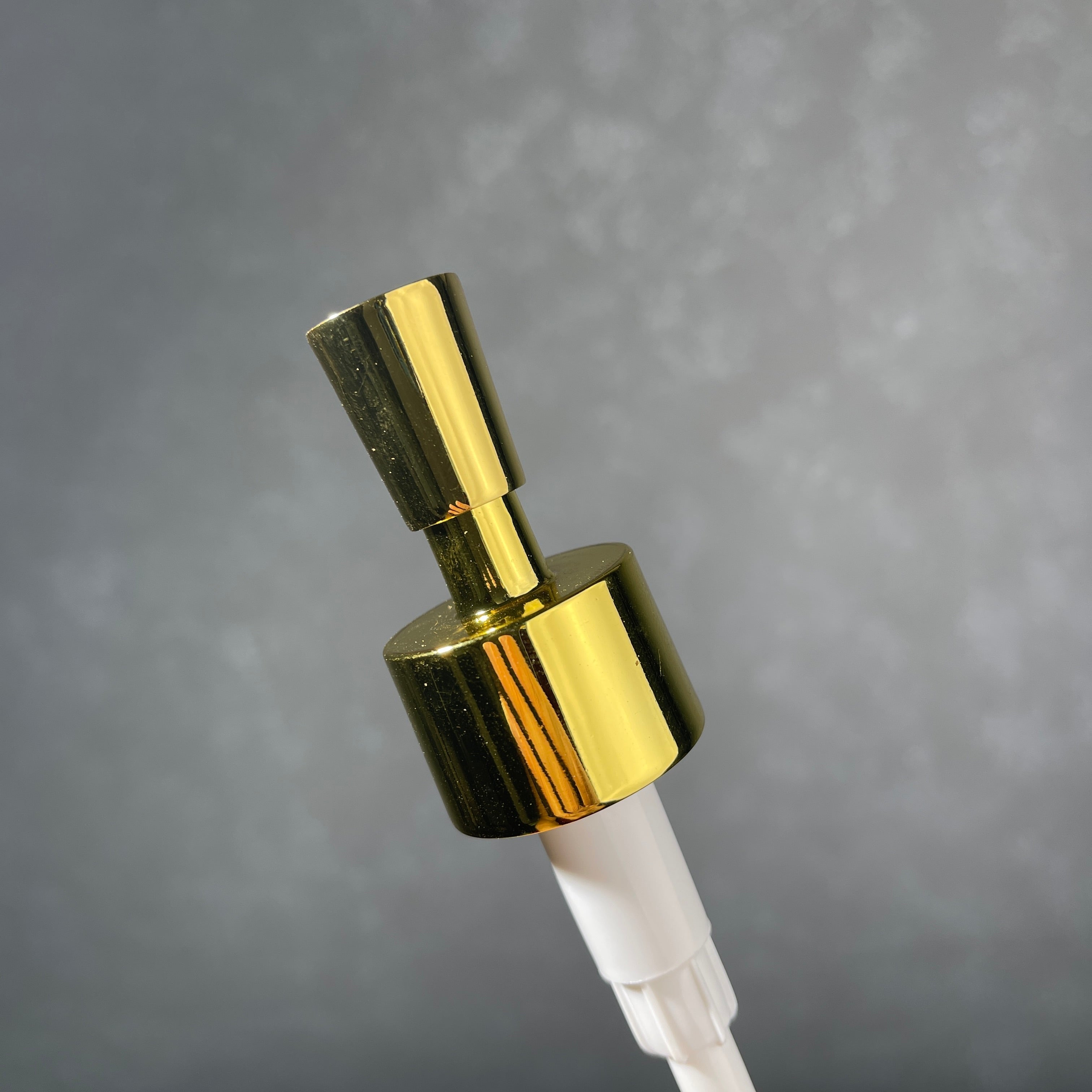 inverted cone gold soap dispenser 