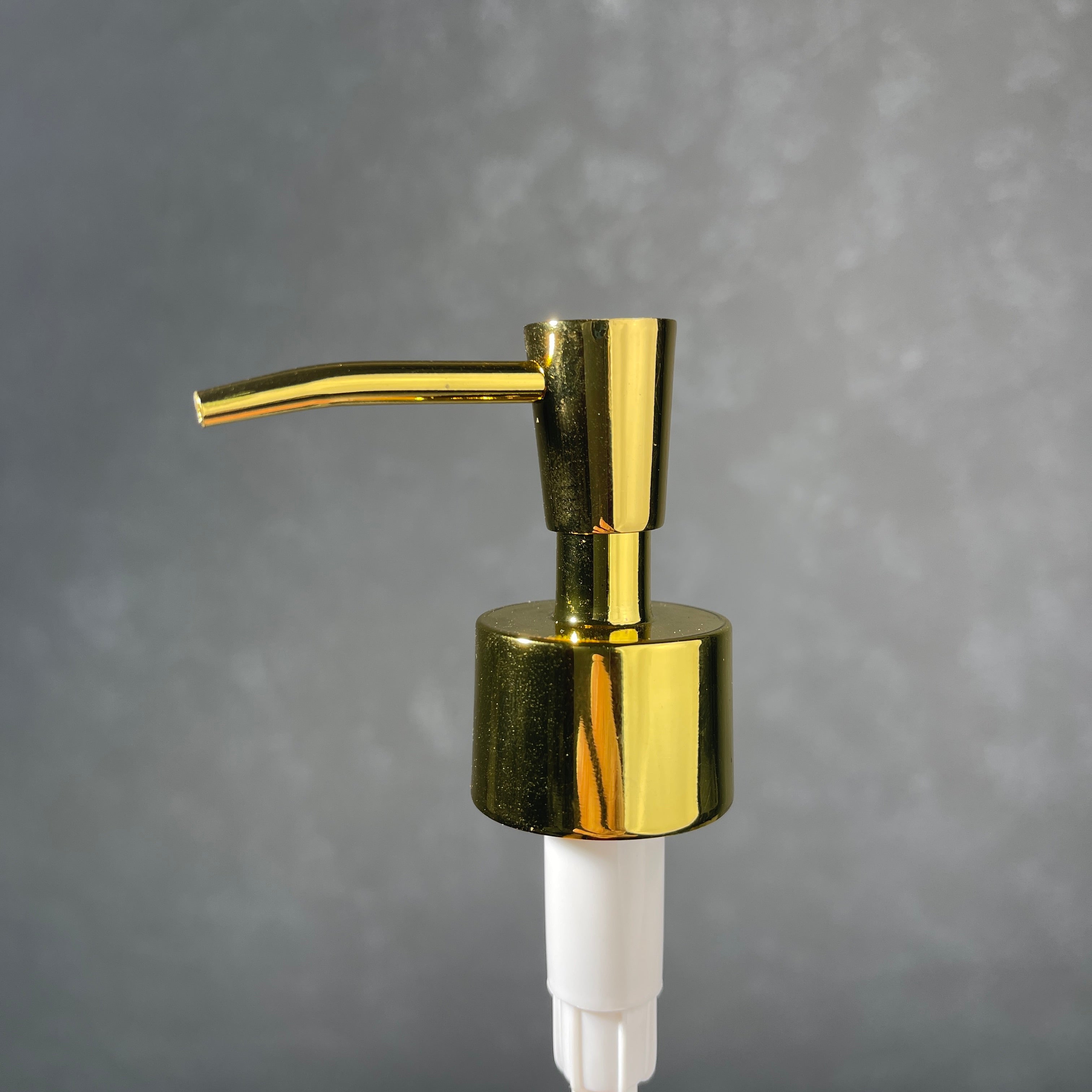 inverted cone gold soap dispenser 
