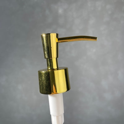 inverted cone gold soap dispenser 