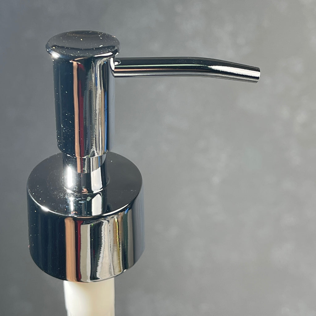 chrome skinnny soap pump head