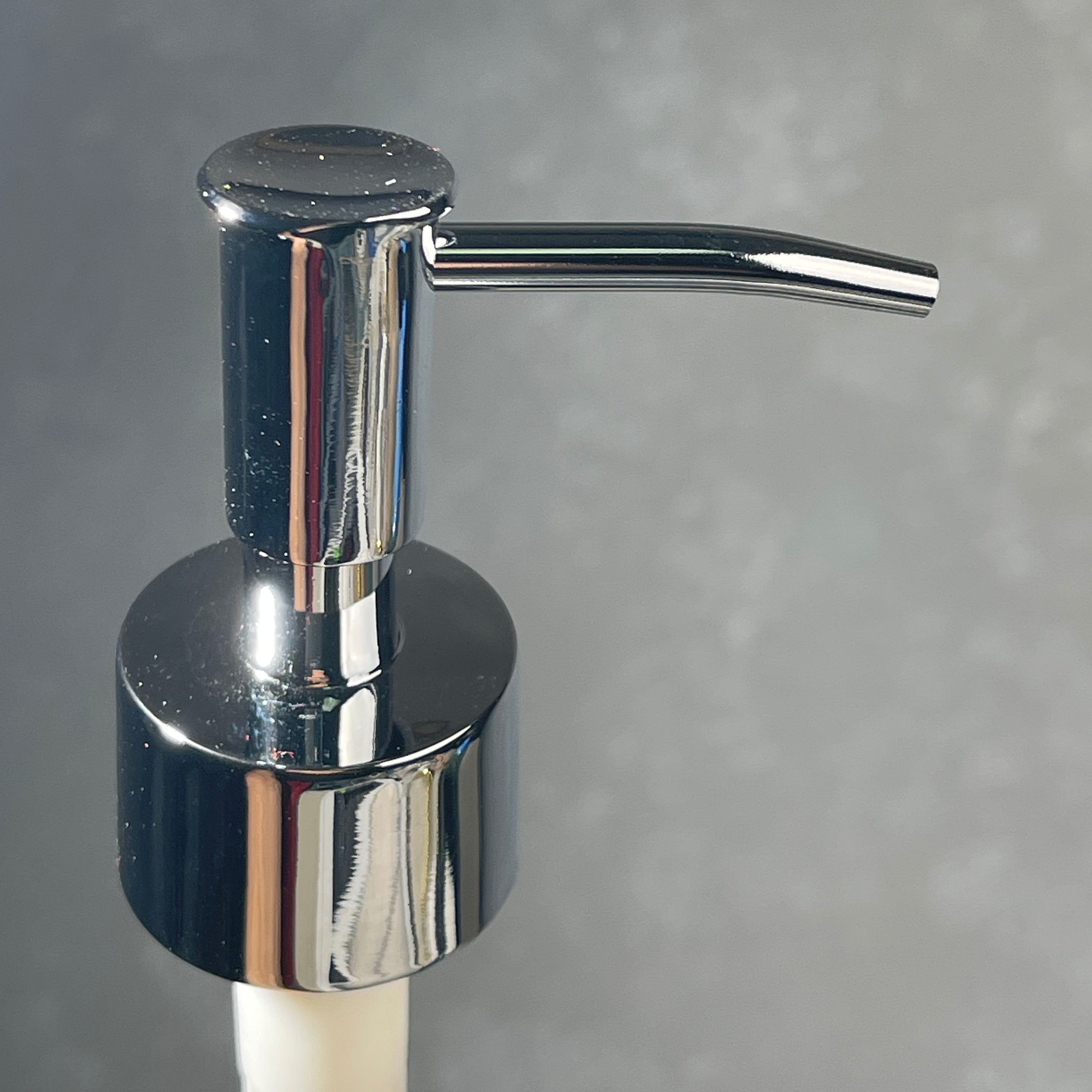 chrome skinnny soap pump head