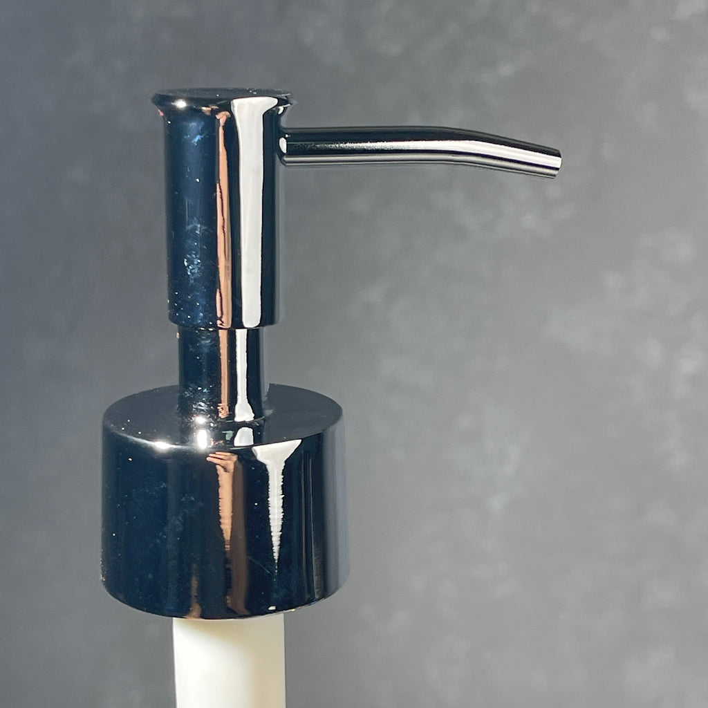 chrome skinnny soap pump head