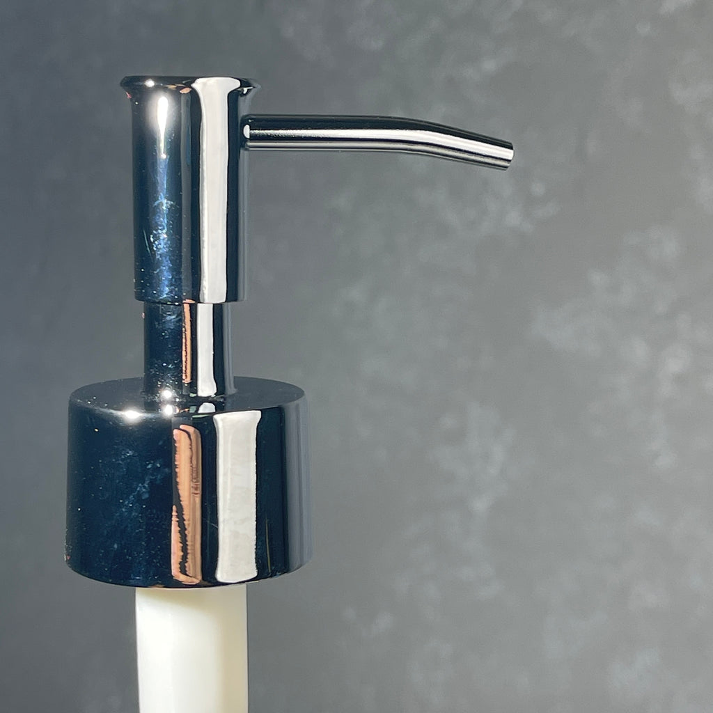 chrome skinnny soap pump head