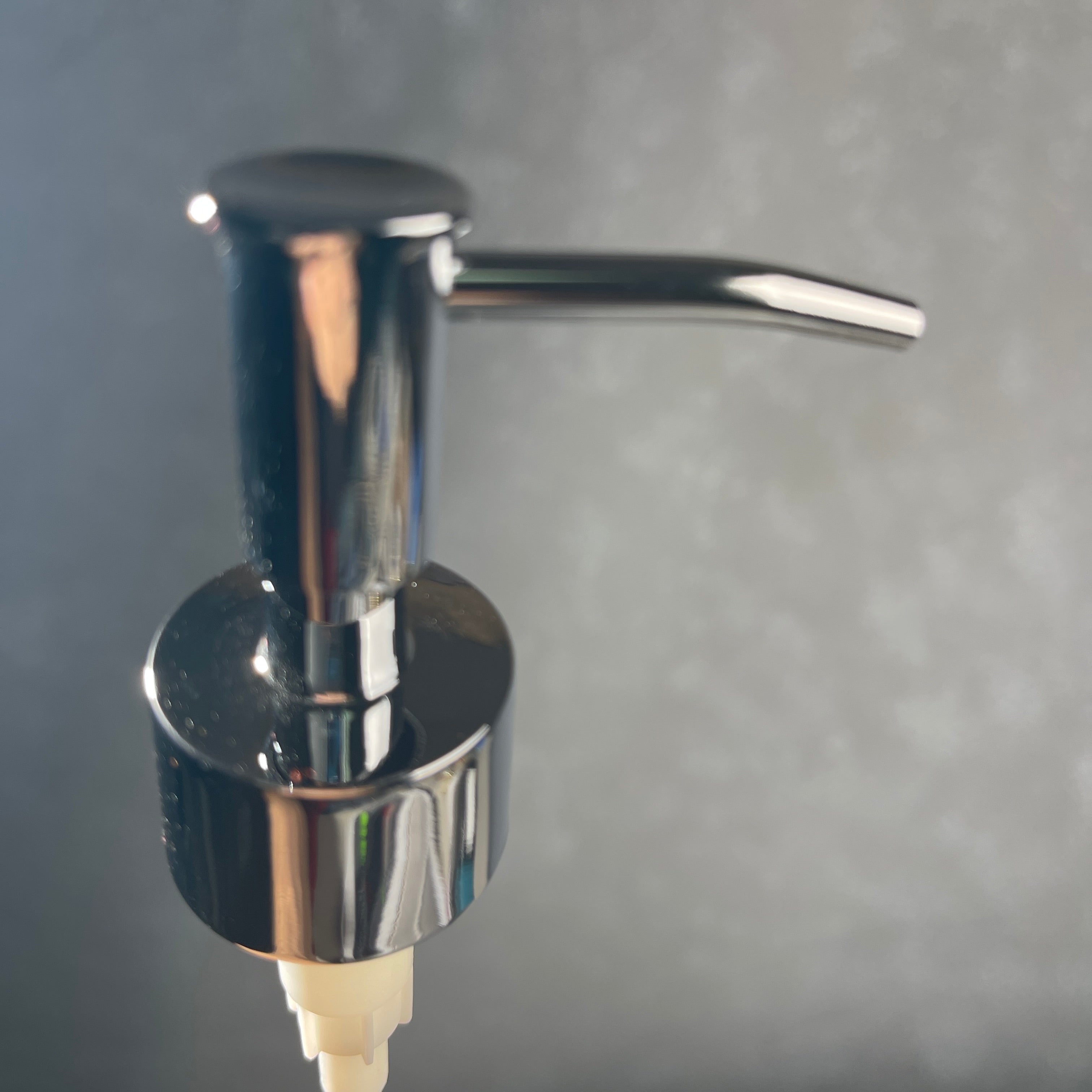 chrome skinnny soap pump head