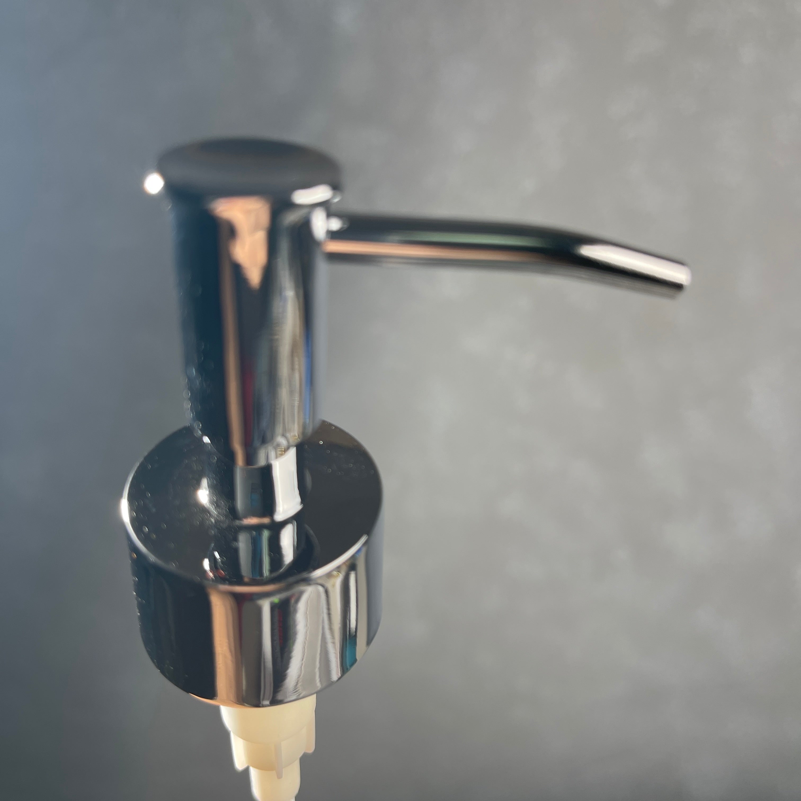 chrome skinnny soap pump head