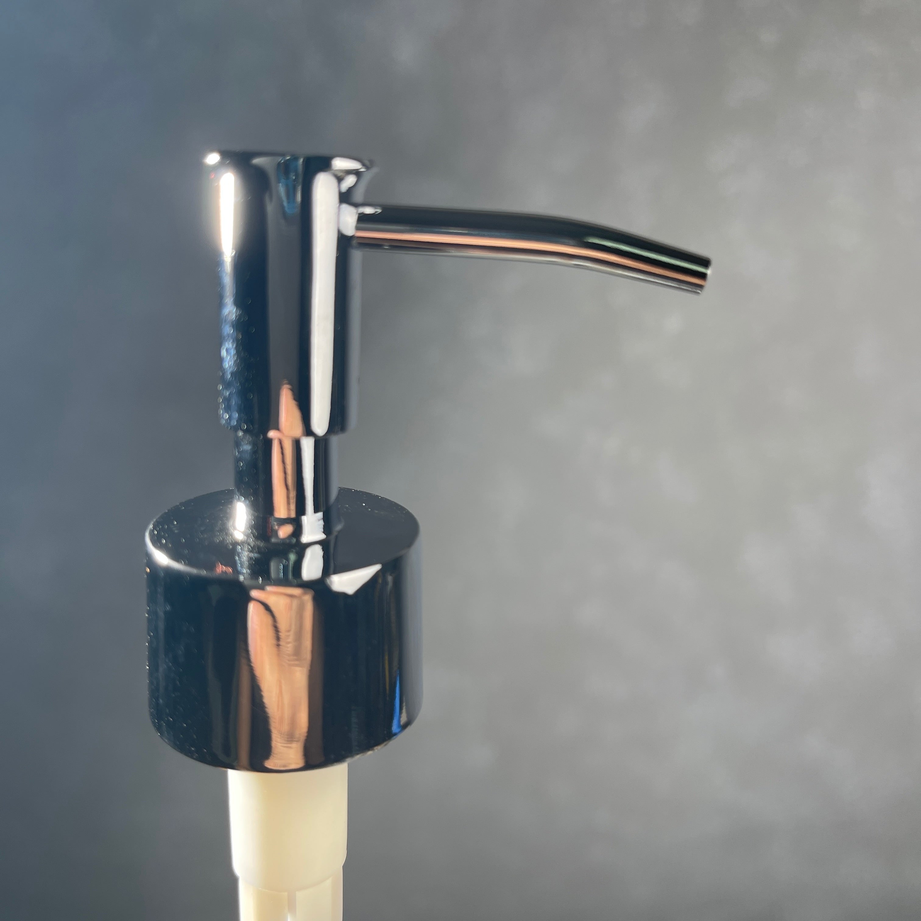 chrome skinnny soap pump head