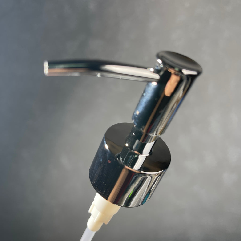 chrome skinnny soap pump head