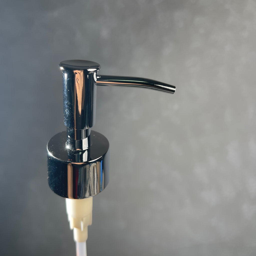 chrome skinnny soap pump head