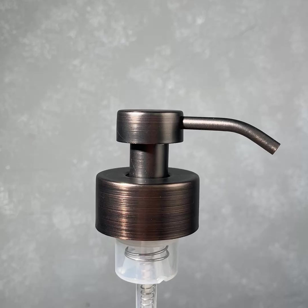 big bronze finish foaming soap dispenser