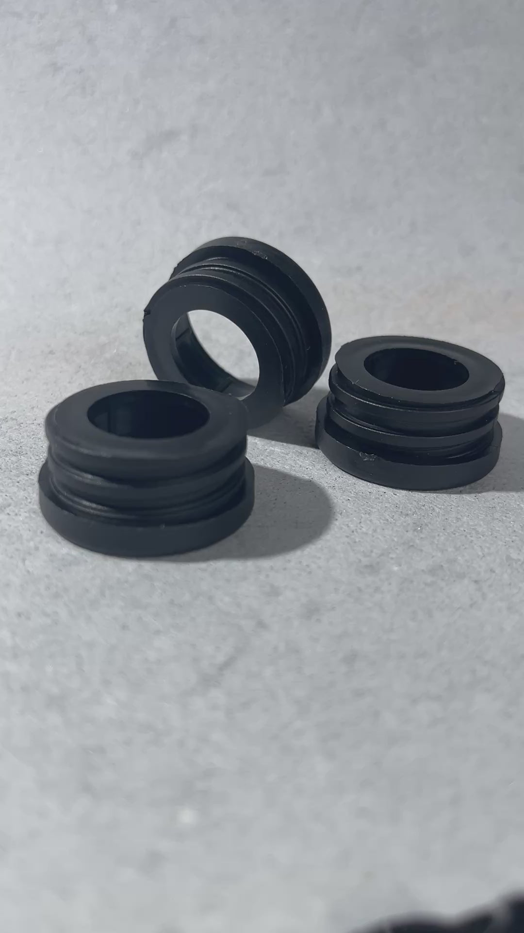 glue down collar threads for attachment of soap pumps