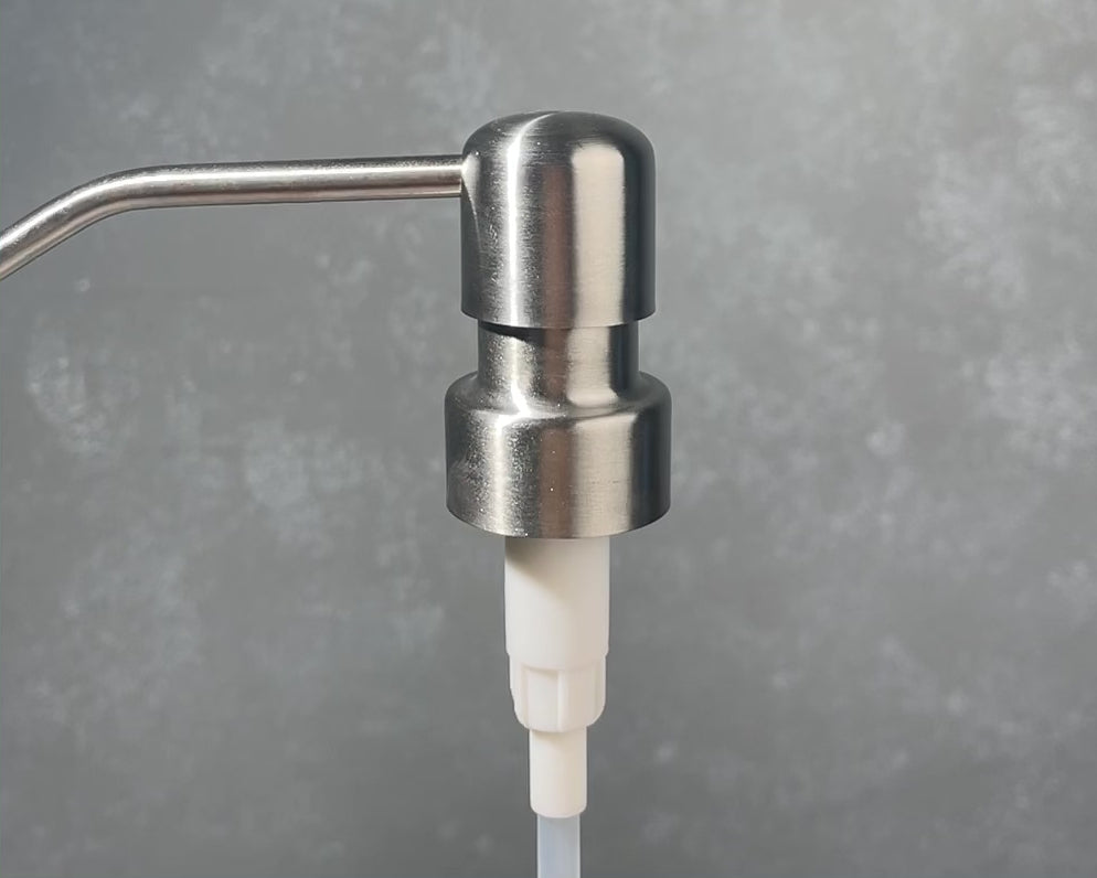 longer spout soap dispenser bird head stainless steel