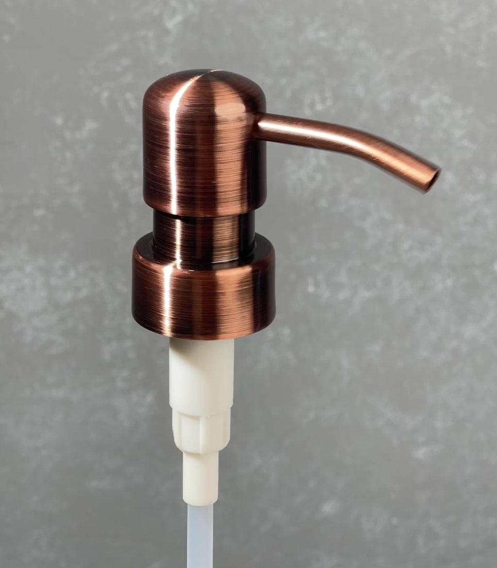 Bird Head - Copper finish soap pump dispenser 2cc