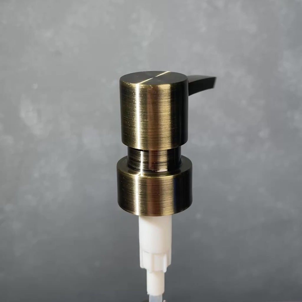 heavy duty flat head brass soap dispanser top