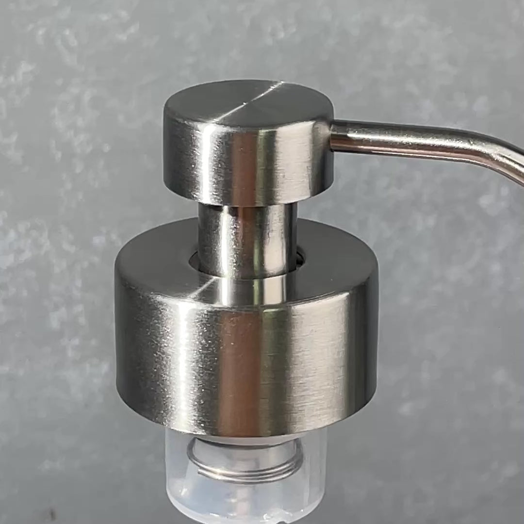 foaming soap pump head stainless steel