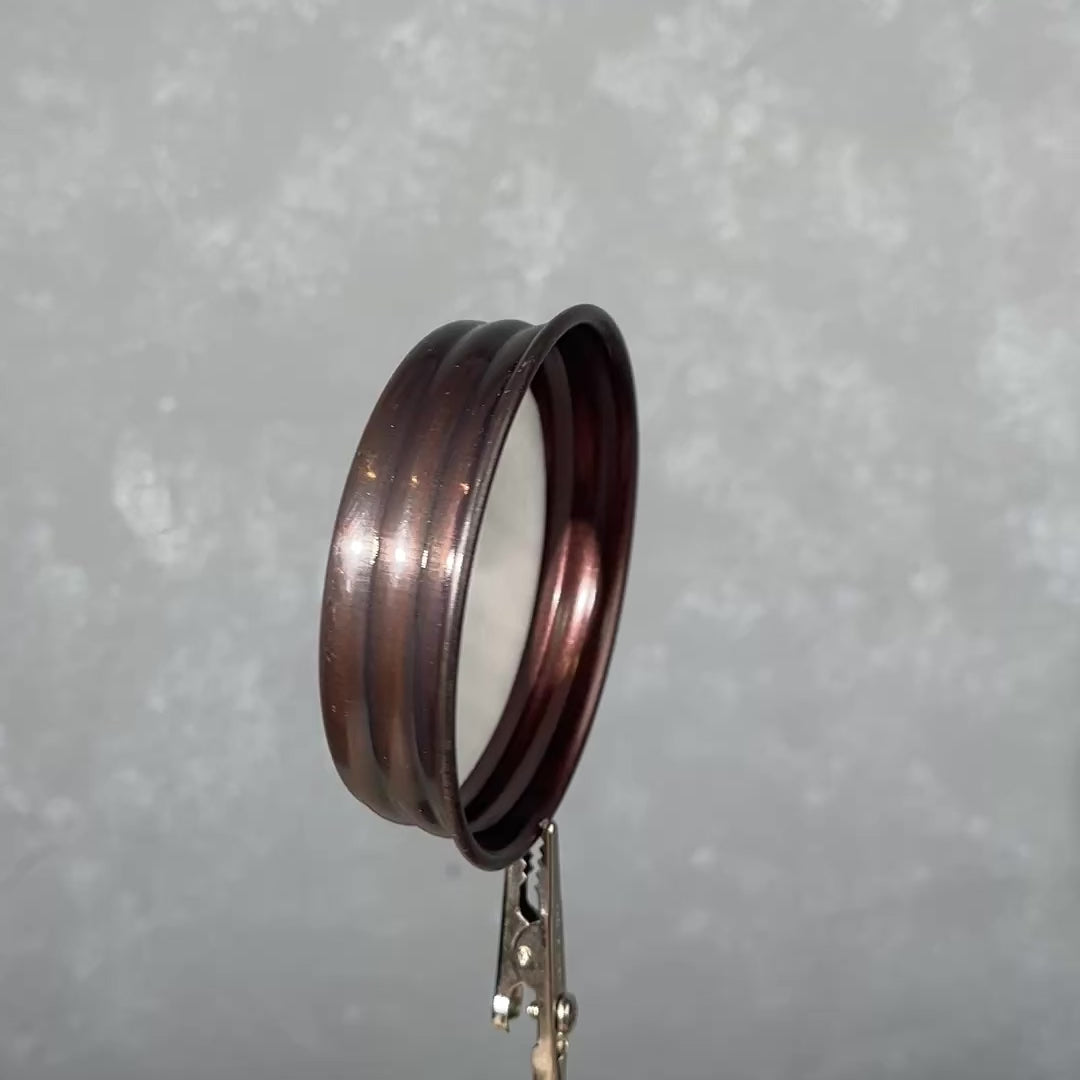 bronze finish steel mason jar pump adapter lid with hole