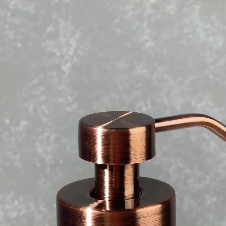  big foam soap pump copper plated
