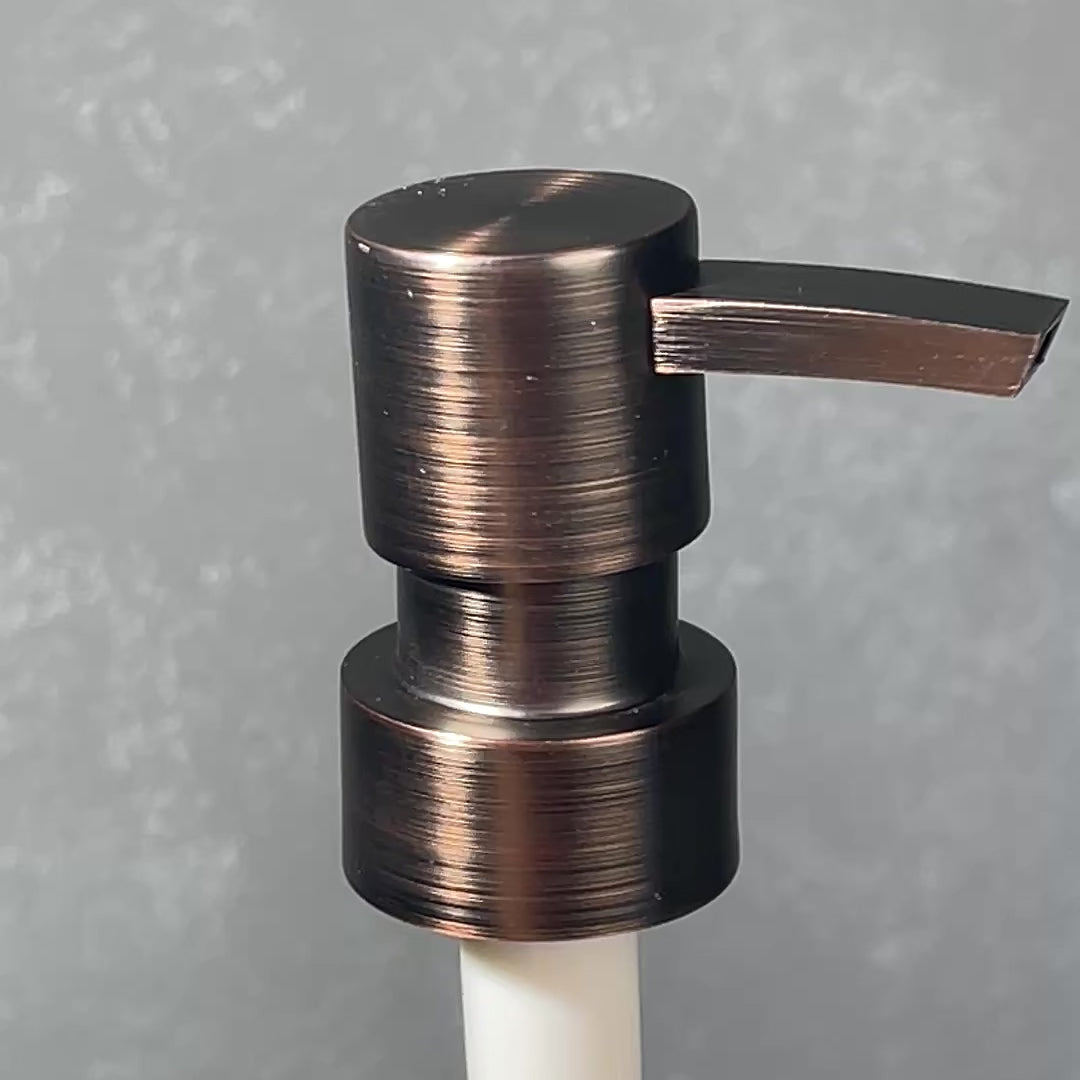 soap pump bronze heavy duty flat head