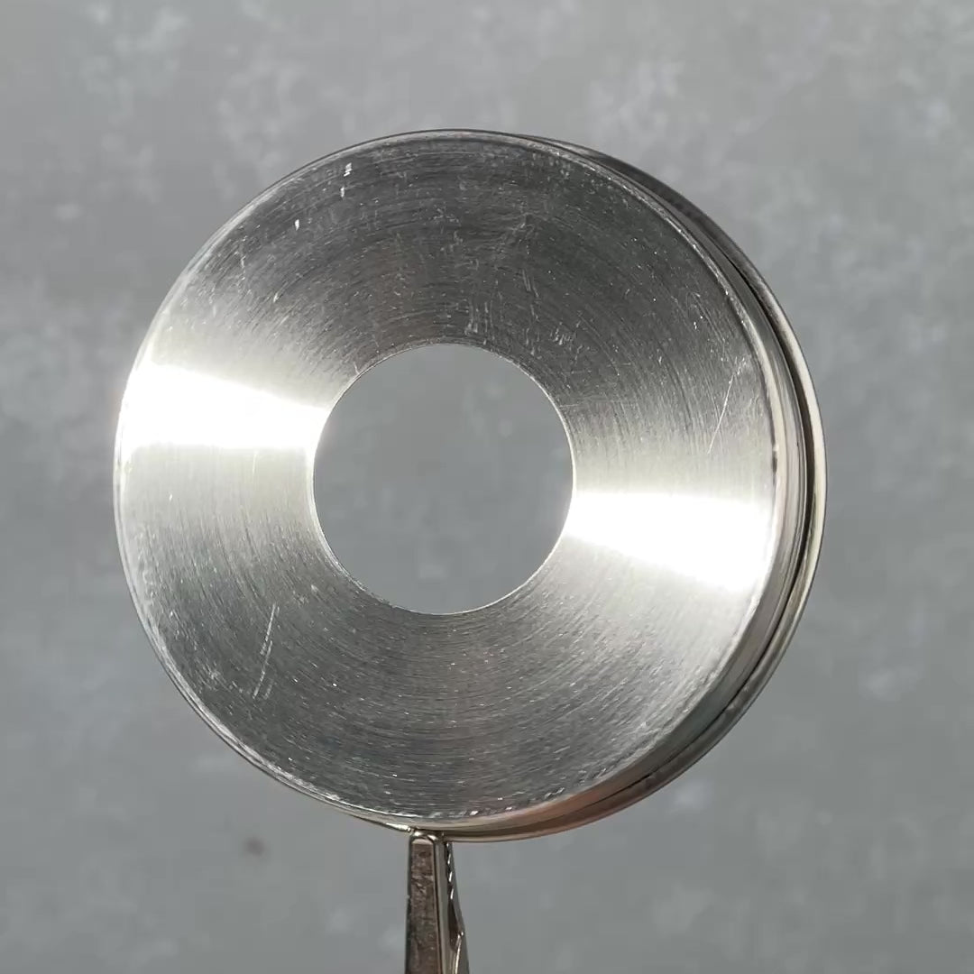 stainless lids with hole  and collars for regular mouth mason jars