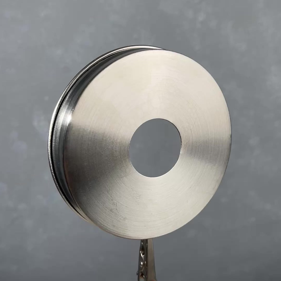 stainless lids with hole  and collars for regular mouth mason jars