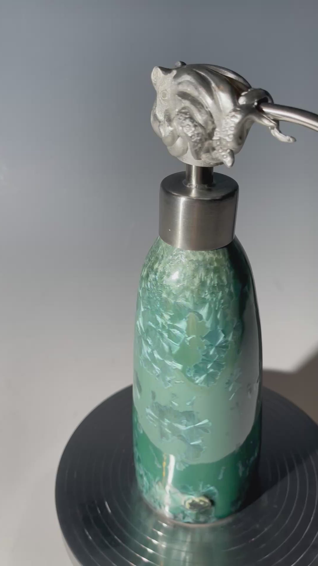 Octopus Soap Pump, Lotion and or Hand Sanitizer Pump Ocean bath, Crystal Sea Fade