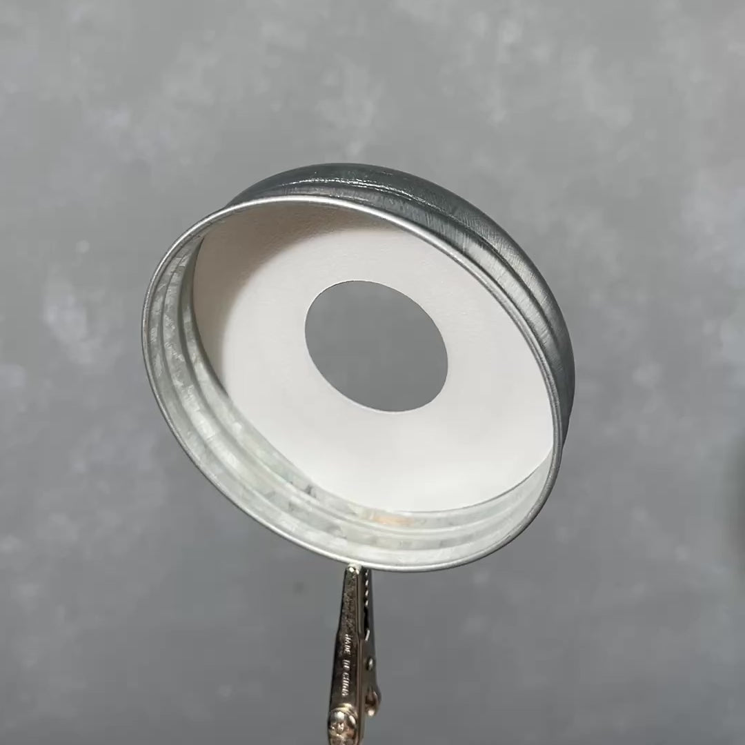 galvanized  soap pump adapter lid for regular mouth mason jars with poly liner