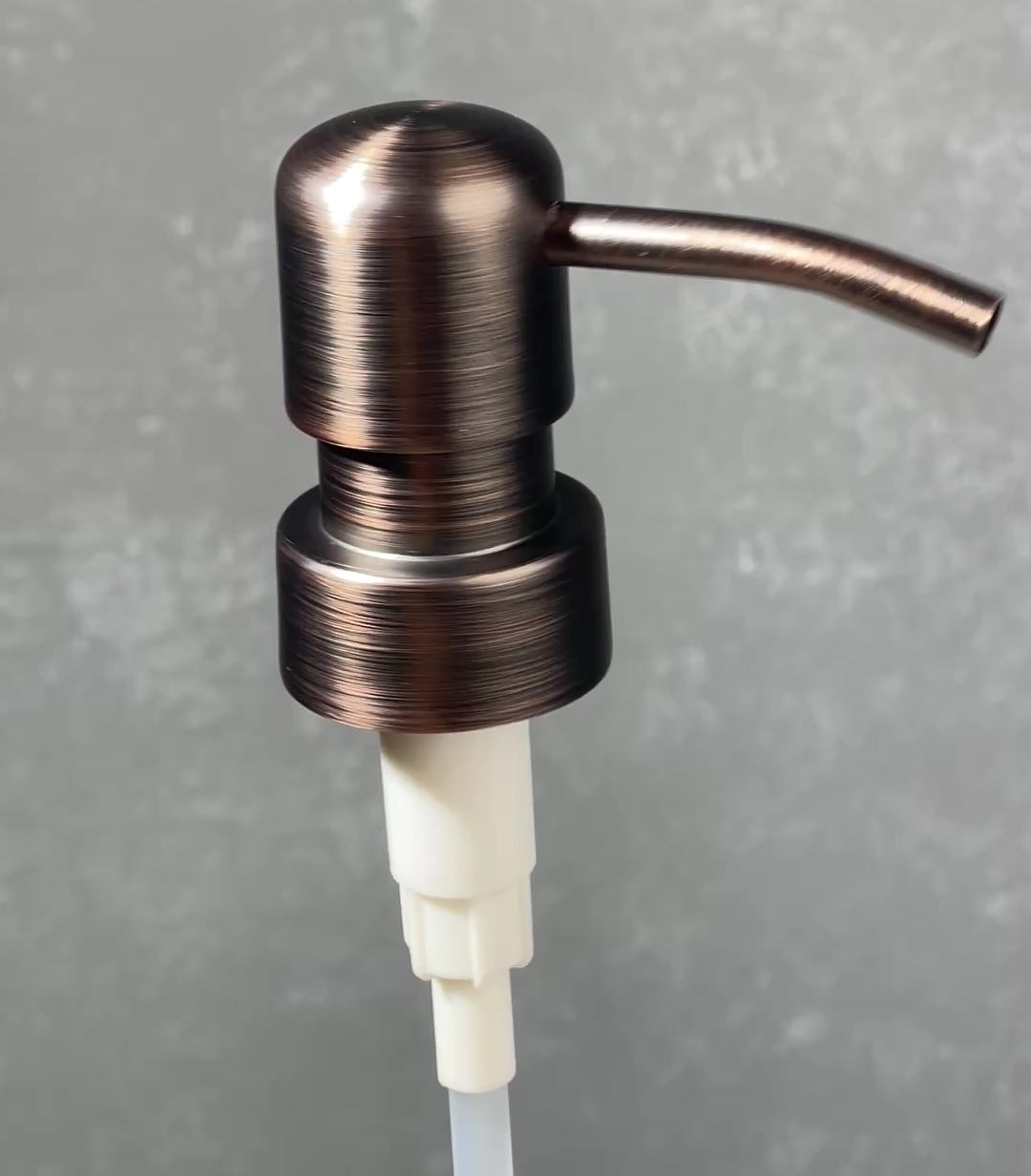 bronze finish soap pump