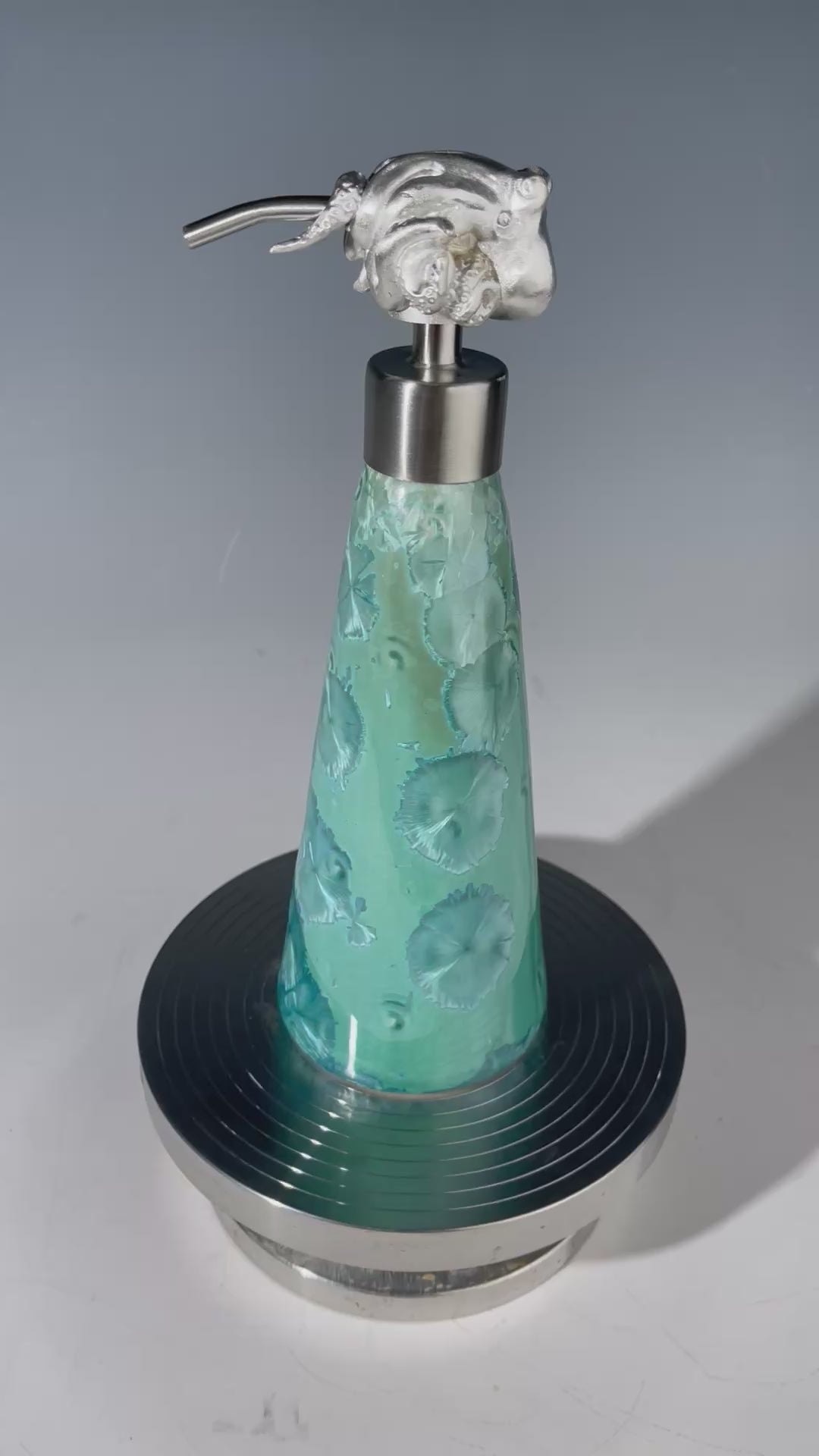 Octopus Soap Pump, Lotion and  Soap Pump  Ocean bath, Crystal Sea Fade
