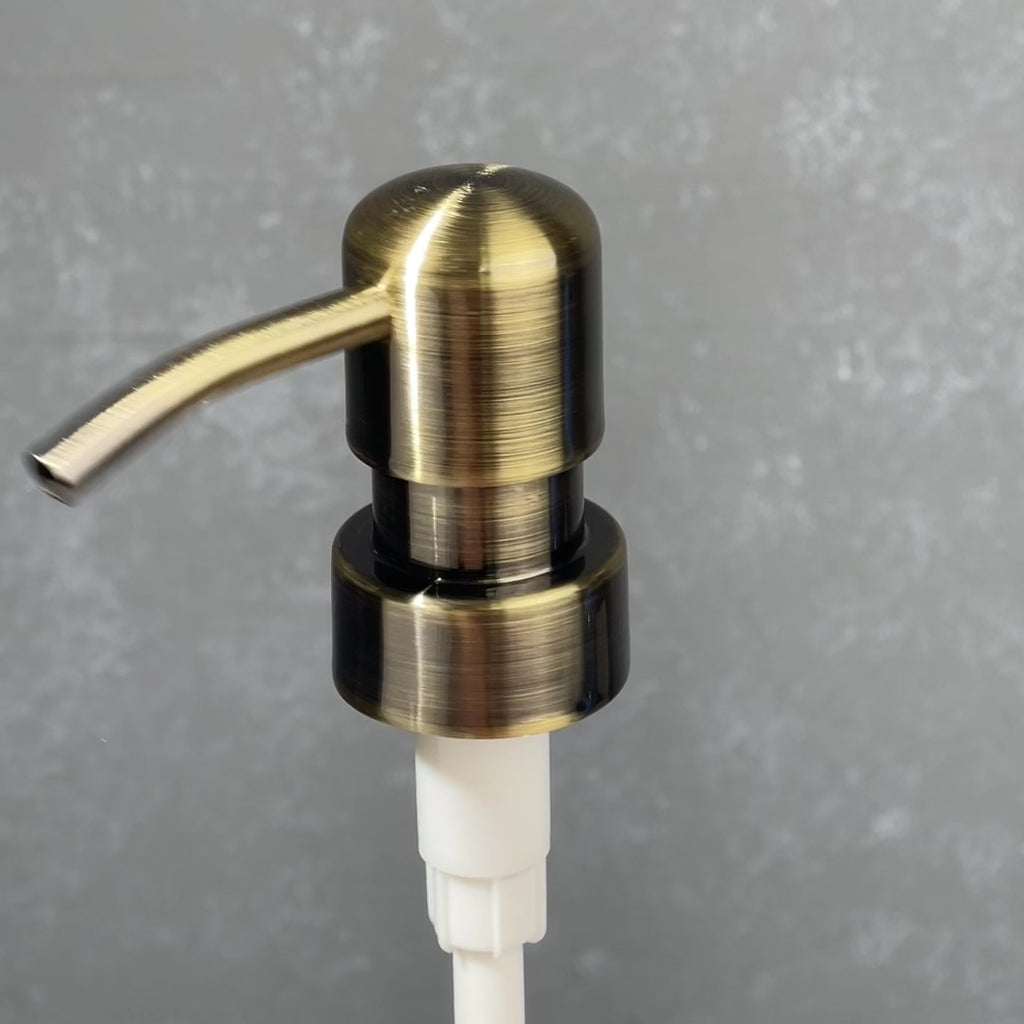 Brass bird head soap pump top 2cc