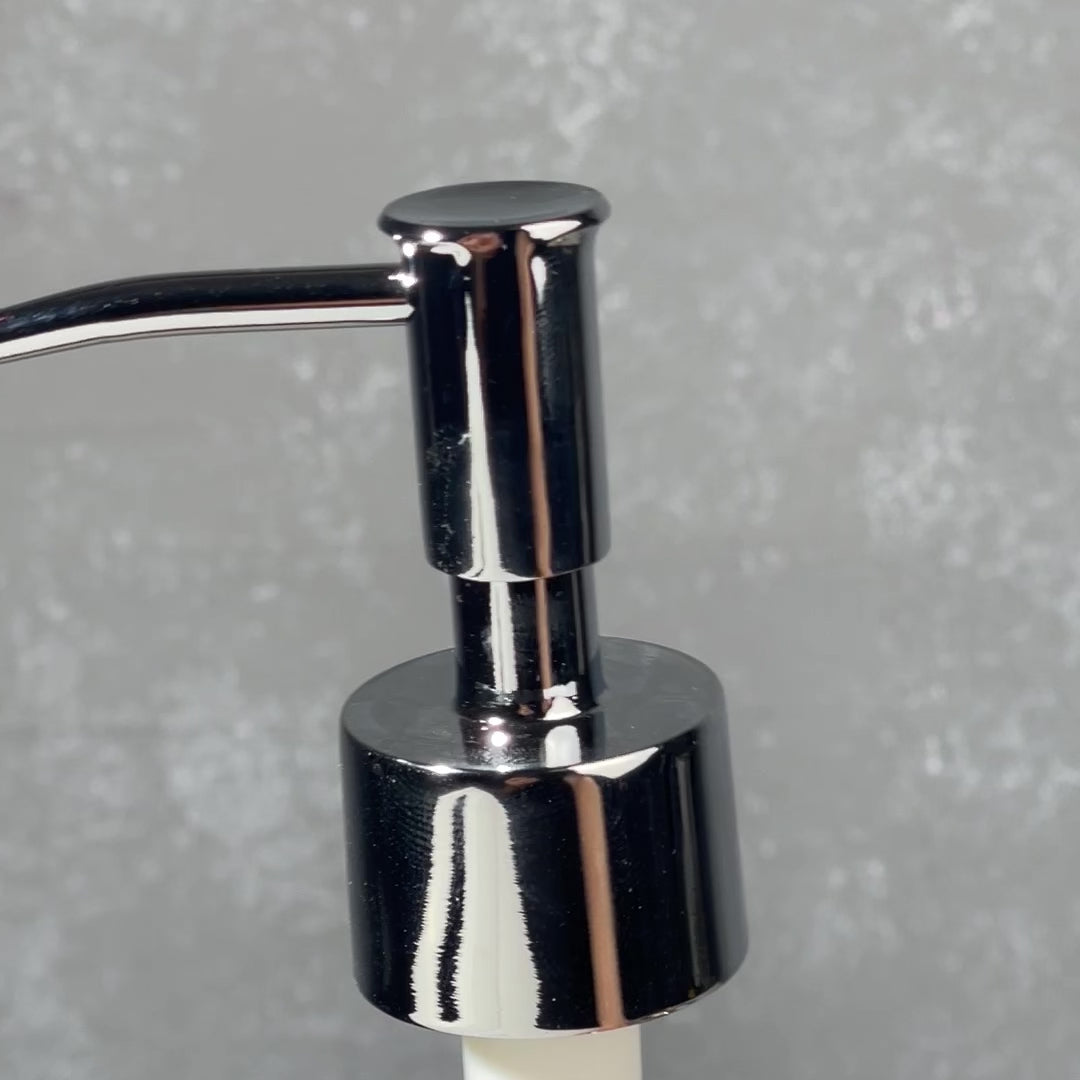chrome skinnny soap pump head