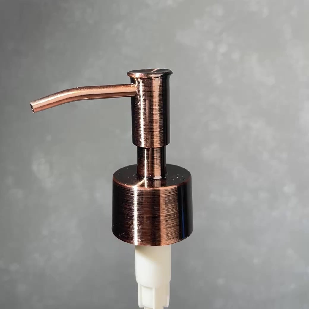 Soap Dispenser pump Classic Skinny Head - Copper Finish