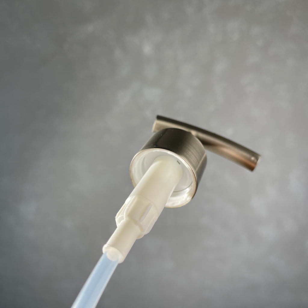 rainbow stainless finish soap pump