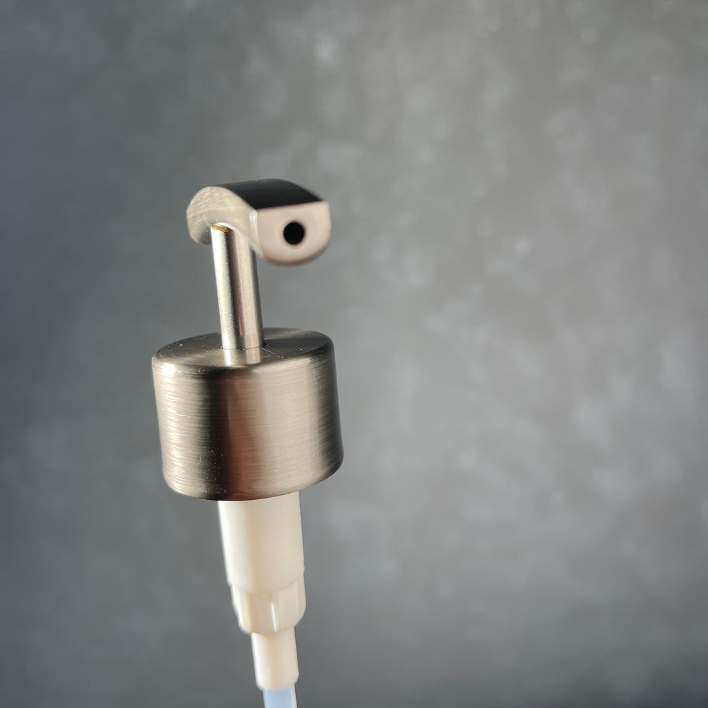 rainbow stainless finish soap pump