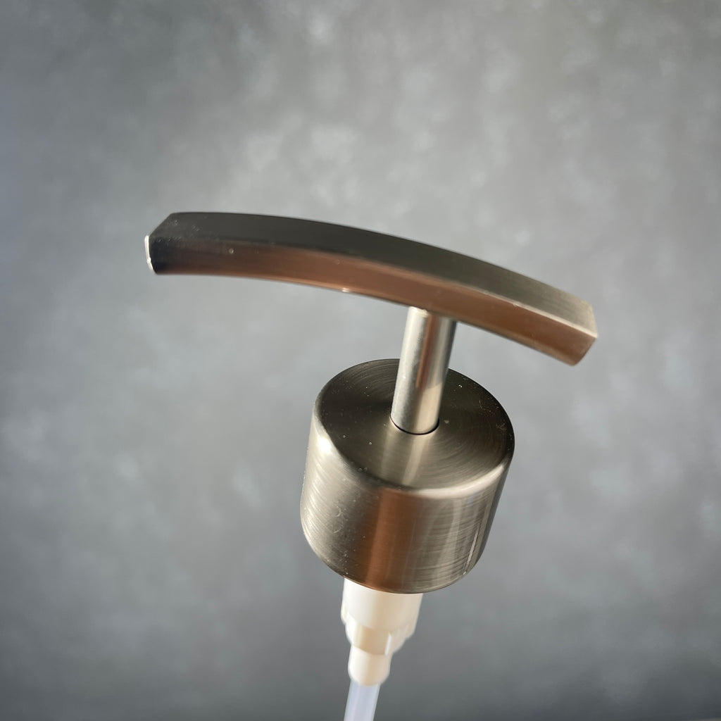 rainbow stainless finish soap pump
