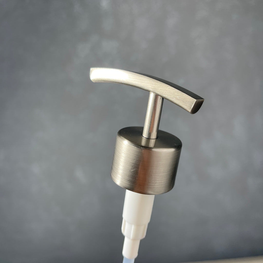 rainbow stainless finish soap pump