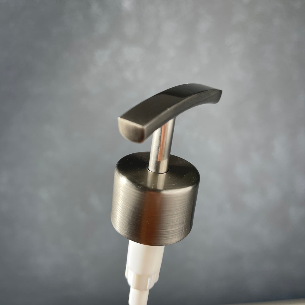 rainbow stainless finish soap pump