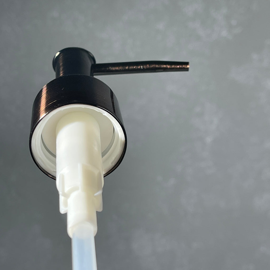 Replacement soap pump -Skinny Head Classic Black Copper