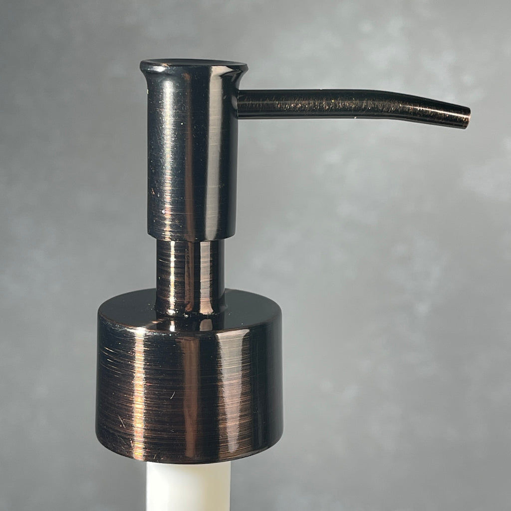 Replacement soap pump -Skinny Head Classic Black Copper