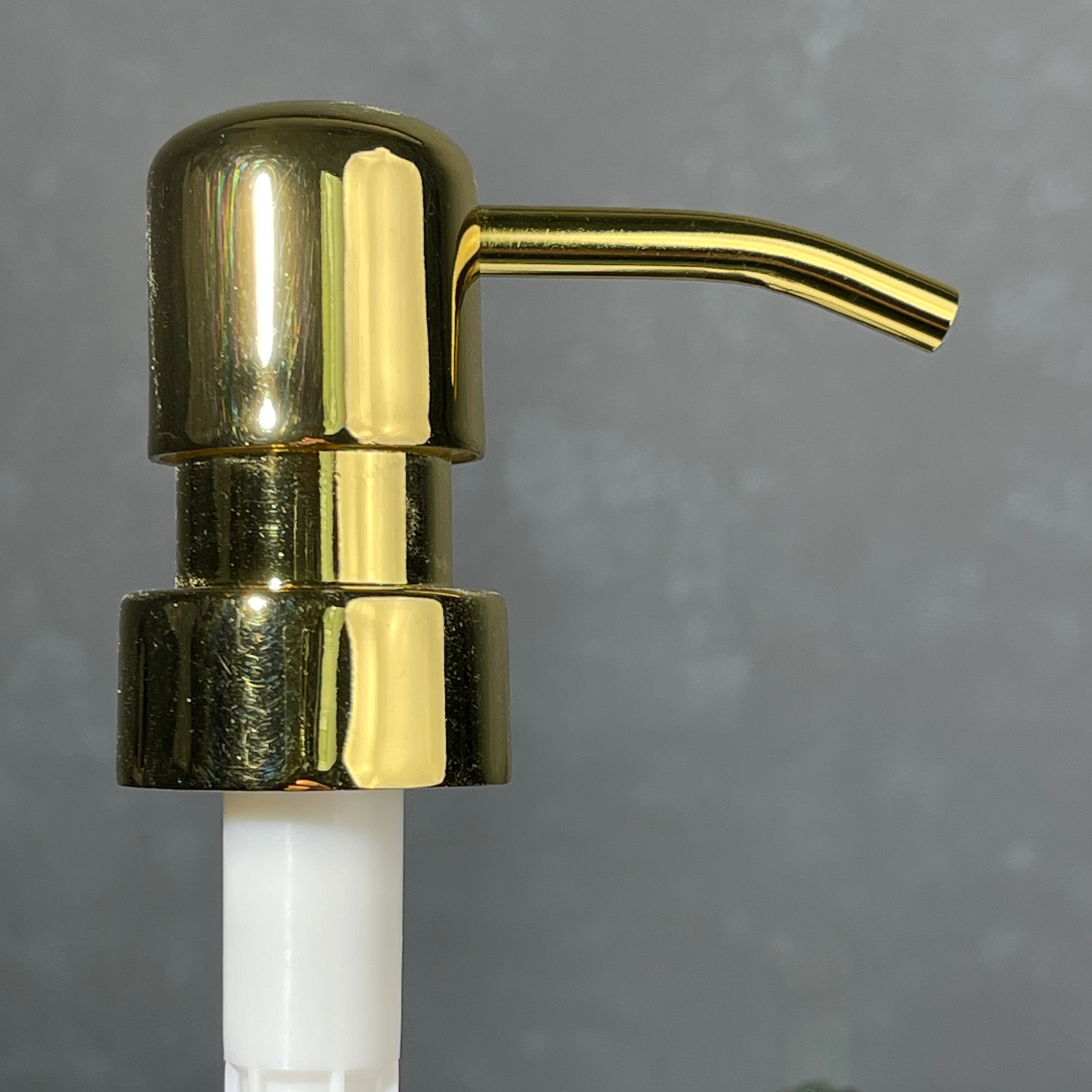Gold soap dispenser  Shiny gold Bird Head