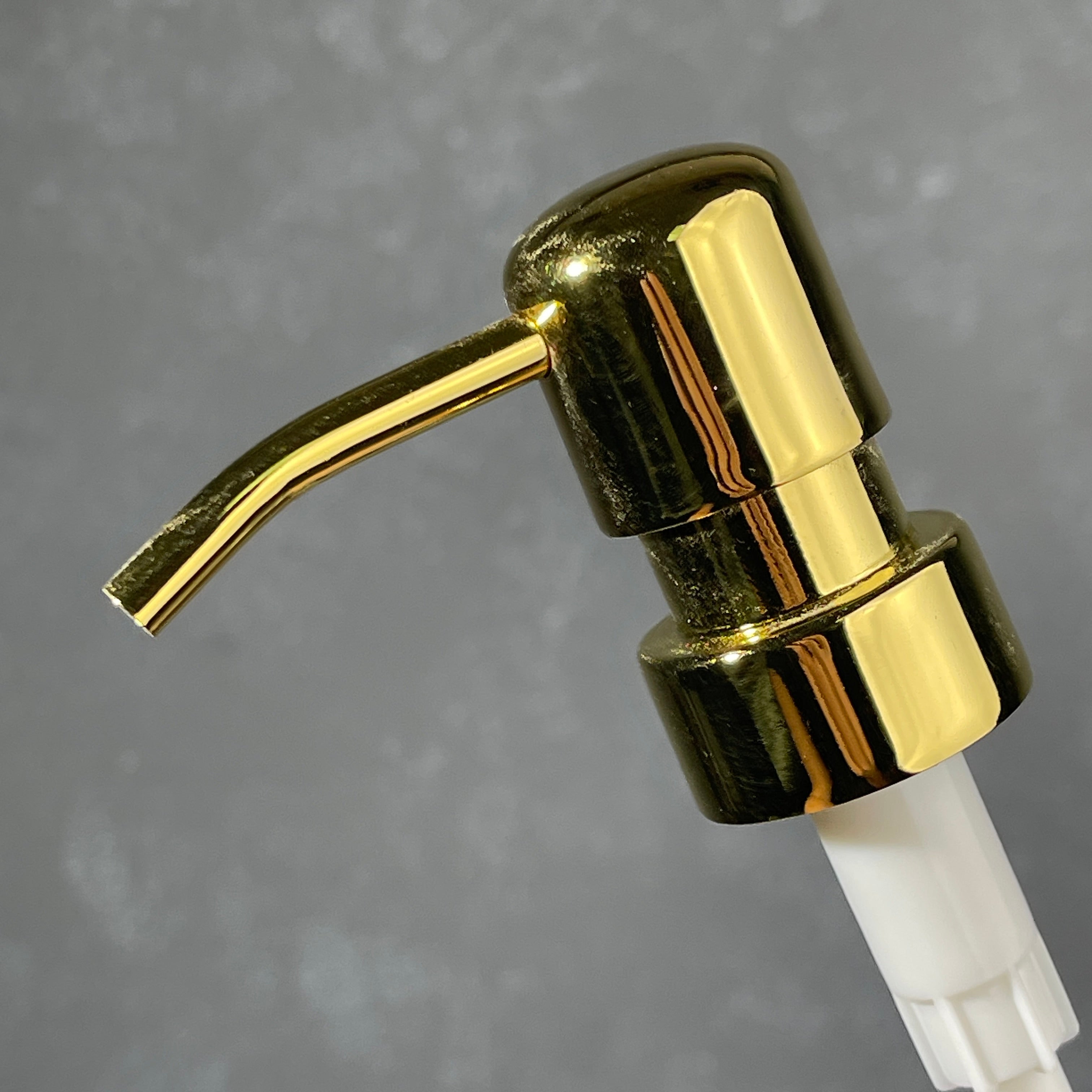 gold plated soap pump top