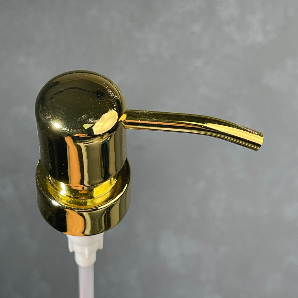 gold plated soap pump top